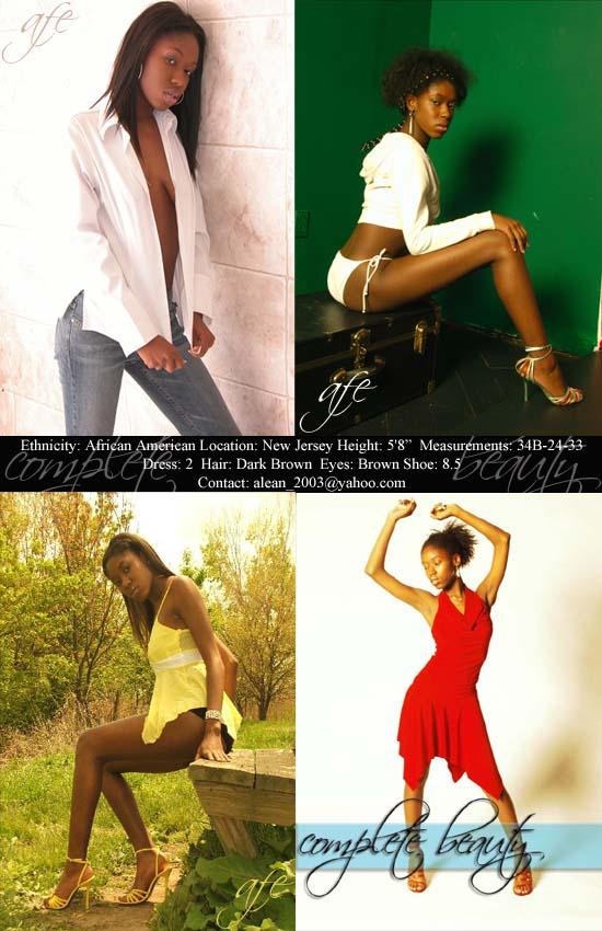 My first comp card. Thank the Lord for growth lol (that email address, I no longer use by the way)
